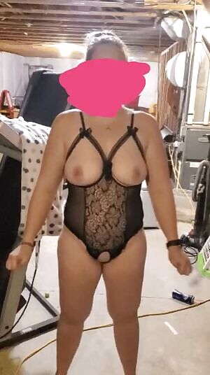 when you're a mom sometimes you have to go in your messy basement to be naughty!