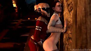 Rey and Zorii
