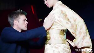 Jasmine Jae as a geisha