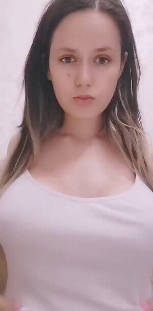 Wanna touch my boobs? :P