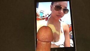 My cock throbbing after tribute