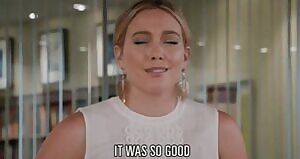 Telling her best friend about her first BBC.