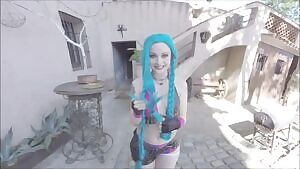Enthusiastic POV sex with Jinx - xpost from r/nsfwcosplay