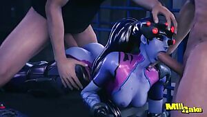 Widowmaker threesome