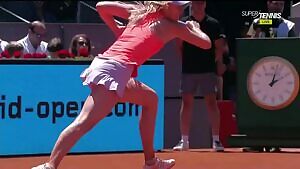 Maria Sharapova in action