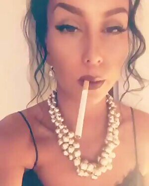 Sexy smoker