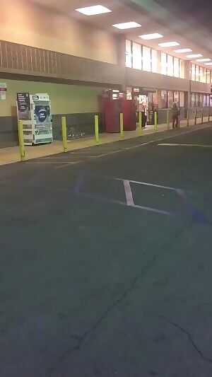 Katrina Jade - Slutty Flashing Ass in the Parking Lot of the Walmart