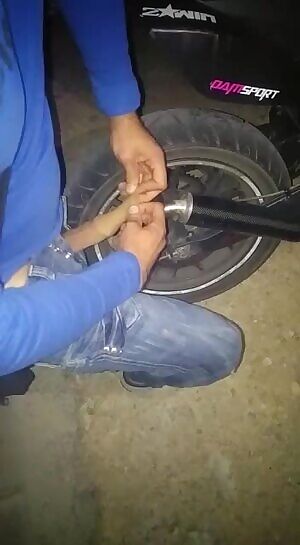 Motorbike Blowjob