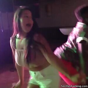 Cute titty bounce