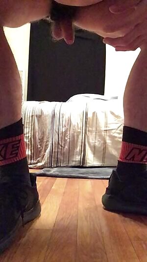 Self fucking w buds loads in me