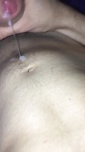 My cock doesn't look all that massive from this angle, but i hope you still enjoy my cumshot