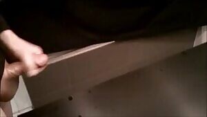 Huge Cumshot over floor