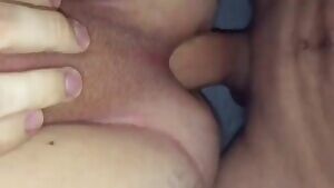 Hung top leaves a hot load on his bottom's hole