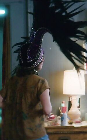 Alison Brie dancing topless