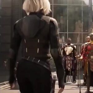Excited for Infinity War just to see all the close up shots of Scarlett Johansson's nice firm booty.