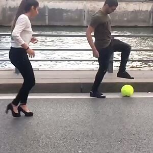 More ball control than boob control