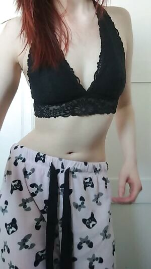 There are two types of puppies here: the ones on my PJs and the ones that drop out of my bra