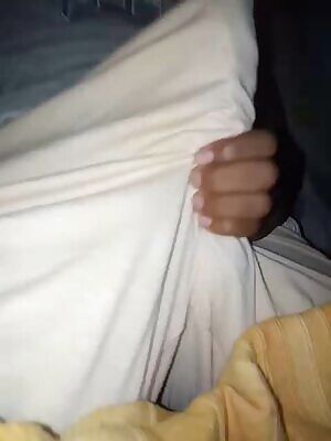 Thanks for welcoming me ,cuties of r/BlackWorldOrder...here is my morning wood through my pants