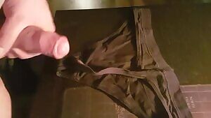 Cumshot on Panties