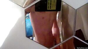 I like to do it in the bathroom!