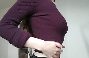 This shirt doesn't leave much to the imagination...may as well take it off, right? 😊