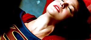 That moment when Melissa Benoist as Supergirl gets fucked in her tight pussy