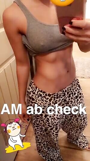 Thea Trinidad's abs are a thing of beauty