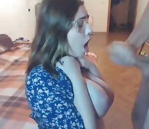 Cum huge tits