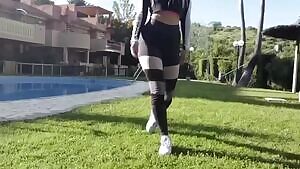 morning walk with my drone