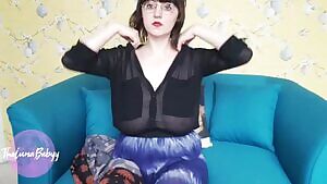 See the titty drop through the mesh