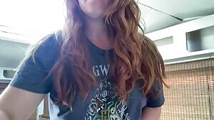 Showing off my nerdy side and my titties😉