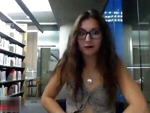At the library