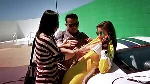 Alysss Arce having her tits and ass rubbed