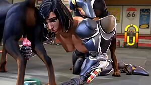 Pharah threesome