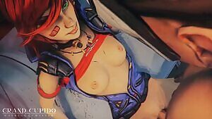 Teen Gaige Rough Sex With Outlaw Mechromancer