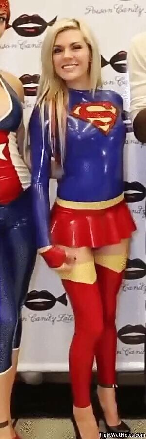 Latex Supergirl