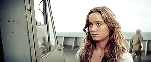 Brie Larson: Well if you want me to suck you off, then scooch over and give a girl some room, you silly boy!