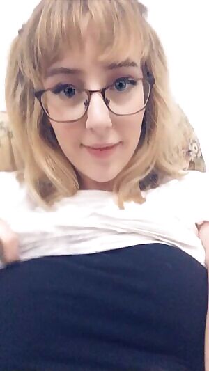 Glasses On, Tits Out, Dildos Swallowed!