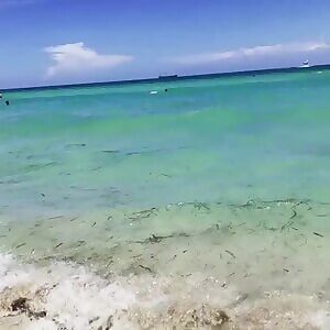 Into the ocean