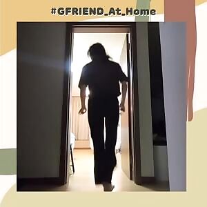 Gfriend Yuju arching her back