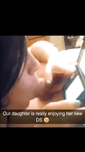 She is really enjoying it😏