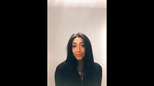 Freshman showing off her fat ass