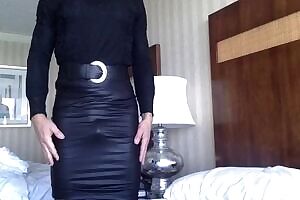 me dressed and....