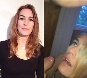 Side by side conversation/blowjob - beautiful juxtaposition