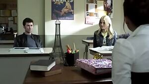 Riley Steele and her teacher swap buttplugs during a threesome