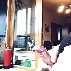 brutally hard cuming.