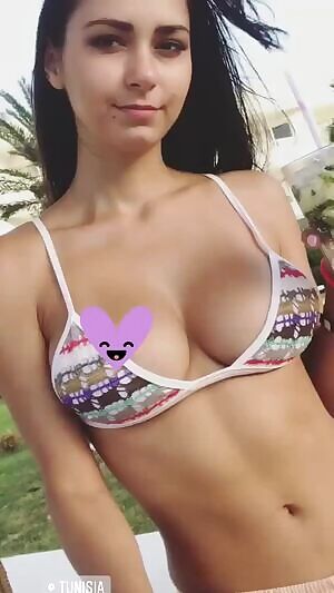 Drinking in bathing suit