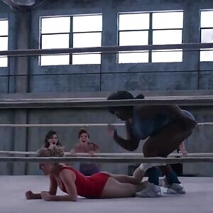 Getting spanked in GLOW