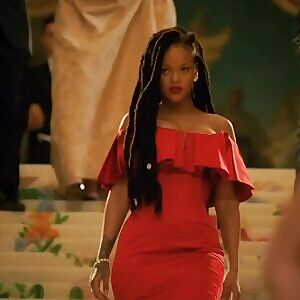 Rihanna Bouncing All Over The Place