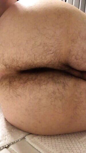 My hairy ass ready to be stuffed